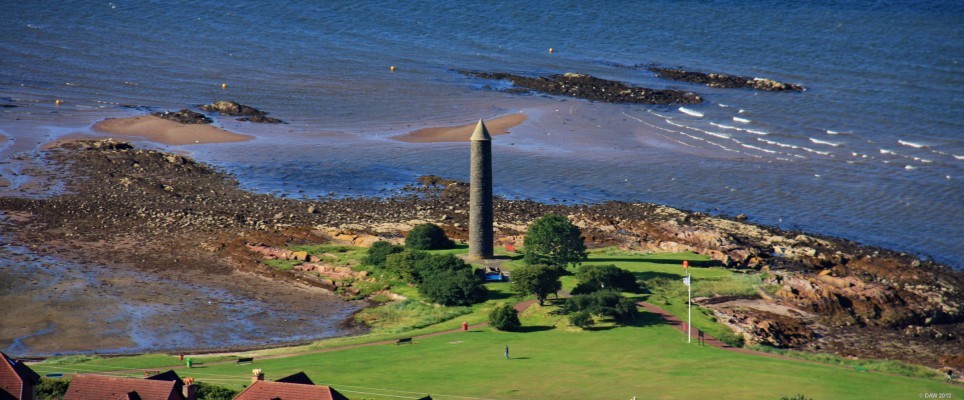 The Pencil Monument, Largs
Built in 1912, to commemorate the Battle of Largs in 1263, when the Scots defeated King Haco of Norway's troops on the shore at Largs. [url=http://www.streetmap.co.uk/map.srf?X=220716&Y=657638&A=Y&Z=115/] Map location. [/url]
