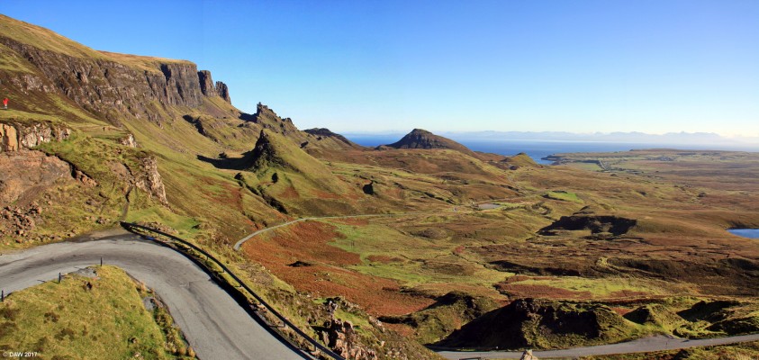 The Quiraing, Isle of Skye
Looking over to the Quairaing, Isle of Skye. [url=http://streetmap.co.uk/map.srf?X=144085&Y=868040&A=Y&Z=120/] Map location. [/url]

