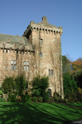 The Tower, Dean Castle, Kilmarnock
The autumn sun casts long tree shadows on the 15th century palace tower at Dean Castle in Kilmarnock.  [url=http://www.streetmap.co.uk/map.srf?X=243640&Y=639417&A=Y&Z=120/] Map location. [/url]
