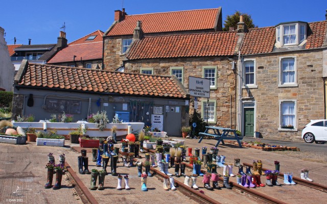 The Wellie Boot Garden, St Monans, Fife
