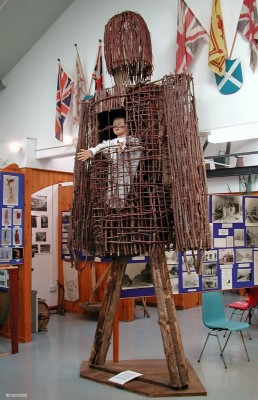 The Wicker Man, Creetown Heritage Museum
Although the 1973 film "The Wicker Man" was supposed to be set on The Summer Isles, none of it was filmed there.  Significant portions were filmed around Dumfries & Galloway.  Amongst natural history and local history displays the [url=http://www.creetown-heritage-museum.com/] Creetown Heritage Museum [/url] also has anectdotes and memoirs of the filming.
