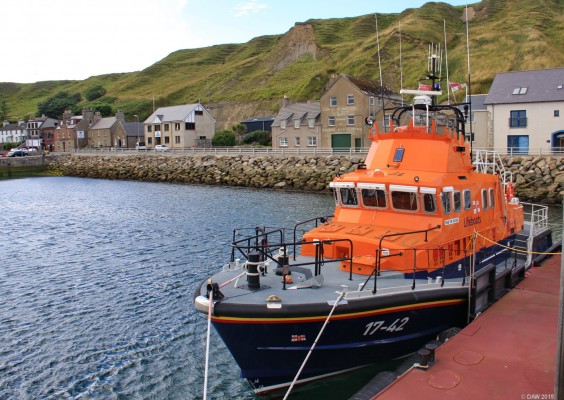 Thurso Lifeboat, Scrabster Harbour
The Severn Class Lifeboat "The Taylors" has been based at Scrabster since 2004. [url=http://streetmap.co.uk/map.srf?X=310237&Y=970357&A=Y&Z=120/] Map location [/url]
