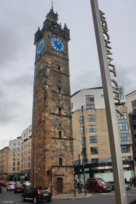 The Tollbooth Steeple, Glasgow Cross
Glasgow Cross is at the centre of the ancient Burgh of Glasgow and close to the first crossing over the river Clyde.  It marks the end of the city centre and the start of the East End.  In recent times the area has been re-branded as The Merchant City.
