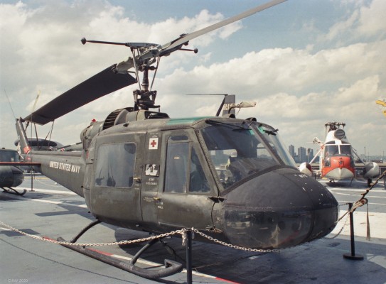 UH1C Helicopter, USS Intrepid Air & Space Museum, New York, 1989
