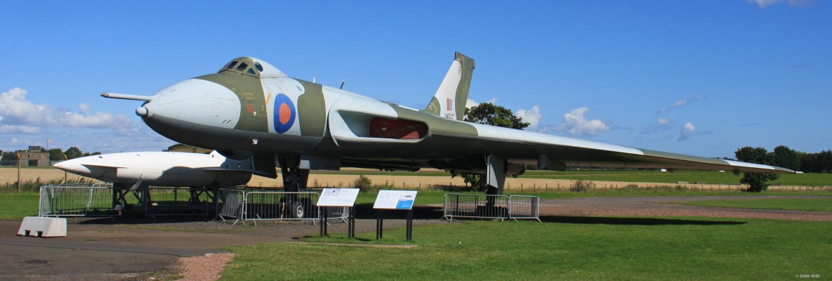Avro Vulcan XM597, Museum of Flight, East Fortune
The only example of the 1950's strategic Bomber in Scotland.  Sadly the only one that was airworthy down south is no longer certified for flight but there are plenty of static examples like this one around the UK.
