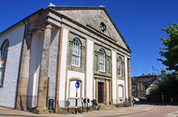 Inveraray Church
The west end of Inveraray Church, opened in 1802 it was a church of two halves, the west end was for the Gaelic Church and the East end the Lowland Church.  This view is of the West end, today this is the Church hall and the East end is the Glenaray and Inveraray Church of Scotland.
