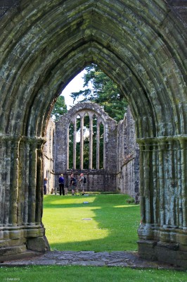 Inchmahome Priory, Lake of Menteith
A view through the West Processional Door at the ruins of Inchmahome Priory, Lake of Menteith.
