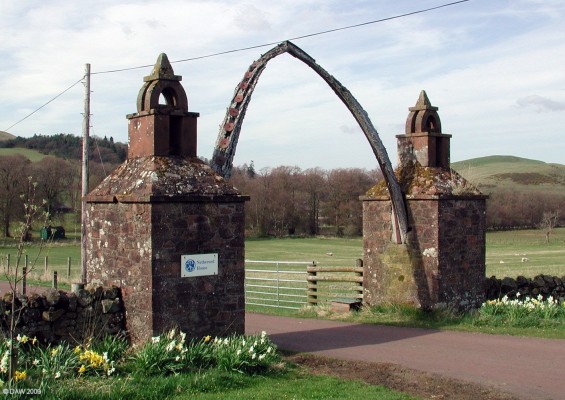 Whale bone Arch
At the entrance to [url=http://www.netherurdhouse.co.uk/home.html/] Netherurd House [url] in Peeblesshire.
