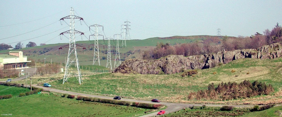 April, XG71 and friends
XG71 and friends try to sneak past the top of end of Neilston un-noticed.  The Neilston Quarry is on the right the the water treatment plant on the left.  [url=http://www.streetmap.co.uk/streetmap.dll?G2M?X=246985&Y=655755&A=Y&Z=3/]Map location[/url]
