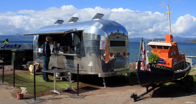 Snack Van, Applecross
[url=http://streetmap.co.uk/map.srf?X=171045&Y=844530&A=Y&Z=120/] Map location. [/url]
