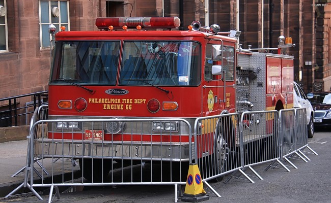 Engine 66, World War Z, Glasgow
Don't dare touch our fire truck.
