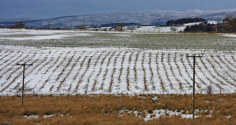 Drifting snow above Uplawmoor
[url=http://www.streetmap.co.uk/map.srf?X=245177&Y=654897&A=Y&Z=115/] Map location. [/url]
