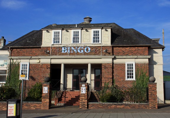 The former Cinema, Gretna
As you walk round the town of Gretna today you will see much of the architecture dates from the same period in the early 20th century.  During World War I Gretna was rebuilt as a dormitory town HM Gretna, the munitions factory that was built nearby.  This was the cinema, it was open in 1916 and could seat 750 people. [url=http://streetmap.co.uk/map.srf?X=331922&Y=567189&A=Y&Z=110/] Map location. [/url]
