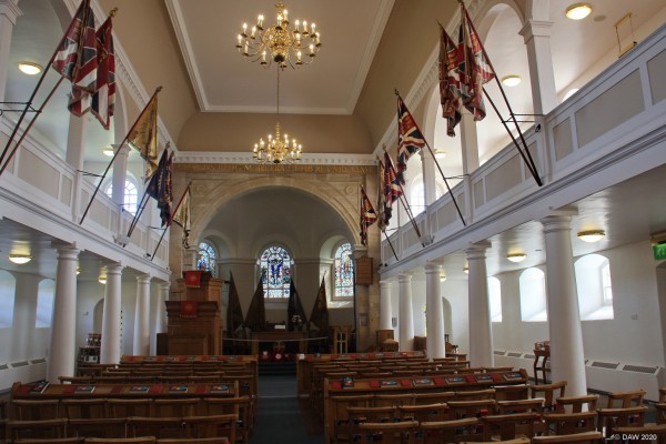 Inside the Garrison Chapel, Fort George
