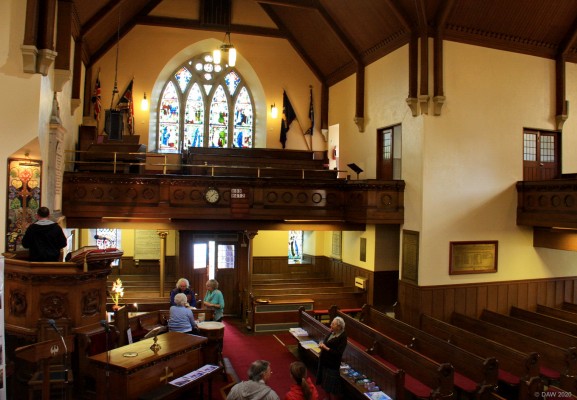 Inside the Old West Kirk, Greenock
A view inside [url=http://www.lylekirk.org/owk%20web2/Page0.html/] The Old West Kirk [/url] on Greenock Esplanade.  The building is notable for being the first Presbyterian church built in Scotland following the Scottish Reformation.  The building was designated a world heritage site in 1971.
