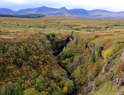 Inver Tote, Isle of Skye
Looking inland from Inver Tote towards the waterfalls. [url=http://streetmap.co.uk/map.srf?X=151862&Y=860455&A=Y&Z=120/] Map location. [/url]
