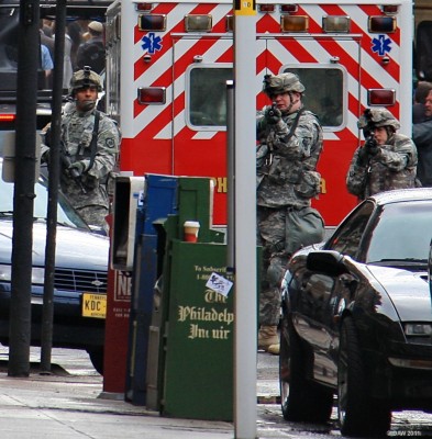 We've got guns and we're going to point them, World War Z, Glasgow
