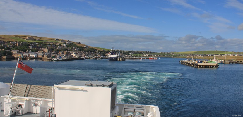 Departing Stromness. Orkney
A view of Stromness from the departing ferry back to the mainland.
