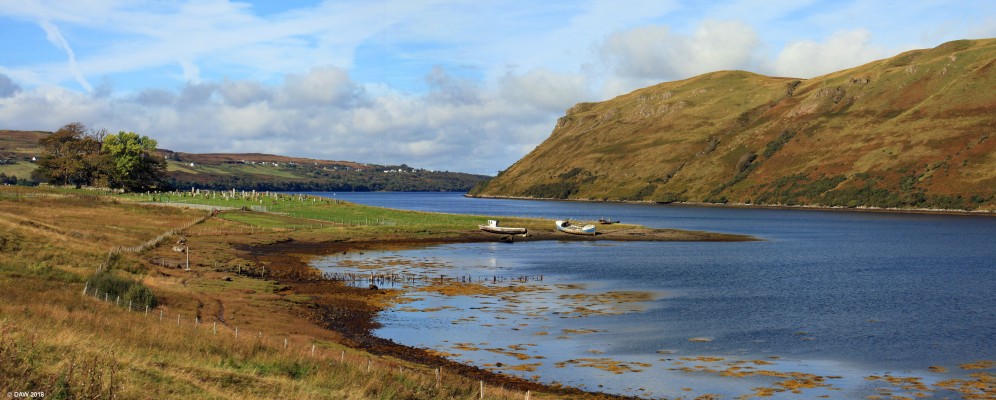 Loch Harport, Isle of Skye
Looking North along Loch Harport on the Isle of Skye. [url=http://streetmap.co.uk/map.srf?X=140240&Y=831225&A=Y&Z=120/] Map location. [/url]
