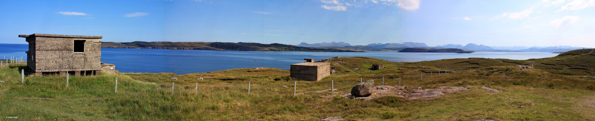 Loch Ewe convoy base
During the dark days of 1941 to 1943 Loch Ewe was the assembly point for convoys taking equipment north to Murmansk to aid our Soviet allies.  The area was heavily defended with 6 inch naval guns and numerous anti-aircraft sites, there was also a submarine net across the end of the Loch.  Apparently the guns were never fired in anger, possibly due to the area being so remote and at the extreme range of German aircraft.  [url=https://streetmap.co.uk/map.srf?X=181462&Y=892087&A=Y&Z=115/] Map location. [/url]

