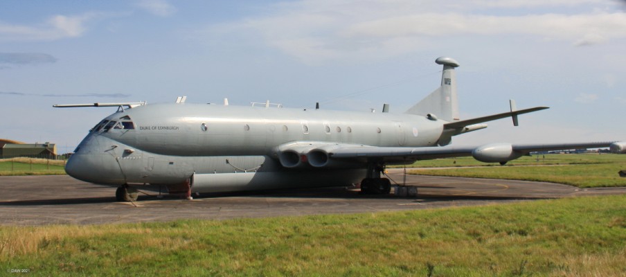 Nimrod XV244, Kinloss, 2017
This was the last Nimrod to operate from RAF Kinloss before they were all scrapped in 2010.  It was purchased by the Morayvia Aerospace Museum.  At the time this photo was taken it was still sitting near the perimter fence at Kinloss, now Kinloss Barracks.
