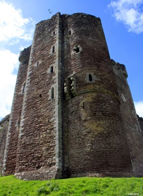 The Lords Tower, Doune Castle
A view of the Lord Tower from outside the castle walls, this is the most impressive structure in the castle rising to some 29m (95ft).
