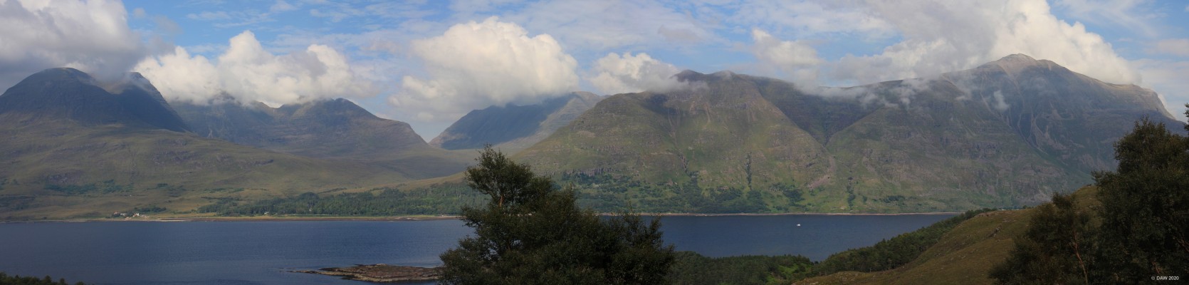 A view of the Torridon mountains
Looking across Upper Loch Torridon towards the Torridon Mountains. [url=https://streetmap.co.uk/map.srf?X=186573&Y=854215&A=Y&Z=120/] Map location. [/url]
