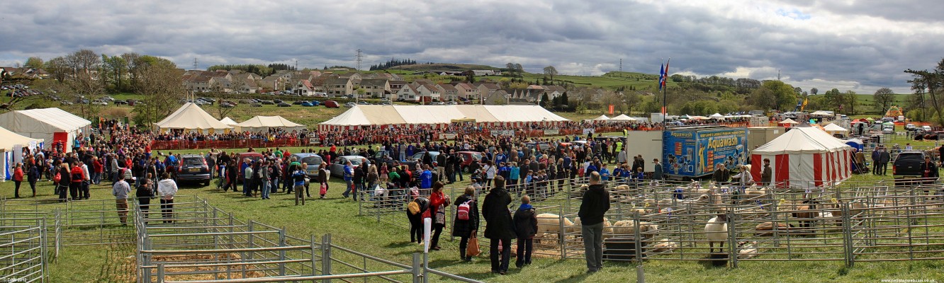 2012, Overlooking the show ground
For yet another year the weather was kind to the large crowd that attended the 2012 Neilston Show 
