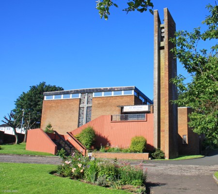 St Andews Church, Barrhead, 2019
Built in 1967 as Arthurlie Church to replace a building dating from 1796.   In 2013, the congregation of Arthurlie Church united with that of South & Levern Church to form St Andrew’s, Barrhead.  [url=http://streetmap.co.uk/map?X=250094&Y=658826&A=Y&Z=110/] Map location. [/url]

