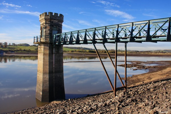 Balgray reservoir draw-off tower
Taken in winter 2018/19 when the reservior was drained.  On a previous draining in the 1970's a submerged stone bridge was revealed but I couldn't see any trace of it this time. [url=http://streetmap.co.uk/map?X=251812&Y=656979&A=Y&Z=115/] Map location. [/url]
