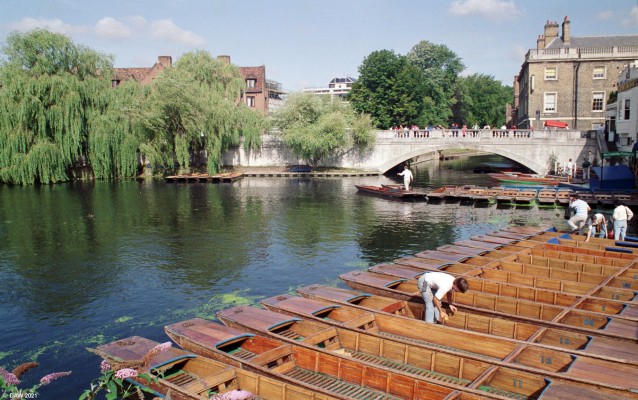 Cambridge river Punts, 1992
