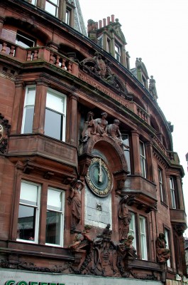 Charing Cross Mansions, Charing Cross, Glasgow
Its very easy to walk round glasgow and not raise your eyes above shop window level.  But you'll miss the best architecture.  These impressive sandstone buildings have dominated Charing Cross since 1891, narrowly missing the path of the M8 in the 1960's
