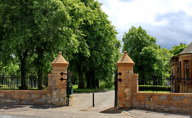 Entrance to Cowan Park, Barrhead, 2012

