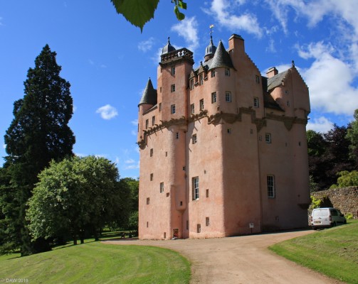 Craigievar Castle, near Alford
Another view of Craigievar Castle near Alford.  If I'm honest its probably my favourite of all the Aberdeenshire Castles especially on day like this with the sun on it.
