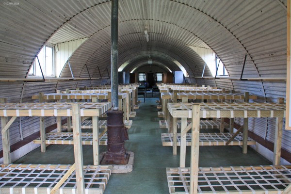 Inside Nissen hut, Cultybraggan Camp
Inside one of the Nissen huts at [url=https://www.cultybraggancamp.uk/] Cultybraggan [/url] camp as it would have been during World War II when used as a PoW camp.
