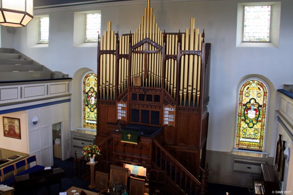 Inside Neilston Parish Church
A view of the pulpit and organ at Neilston Parish Church during "Doors Open" 2013.
