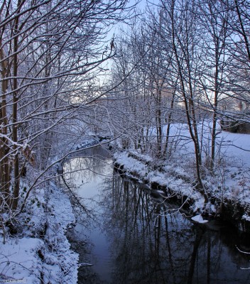 The Levern Water, Barrhead
Looking west along the Levern Water as it passes through the centre of Barrhead. [url=http://www.streetmap.co.uk/map.srf?X=250469&Y=659293&A=Y&Z=115/] Map location. [/url]
