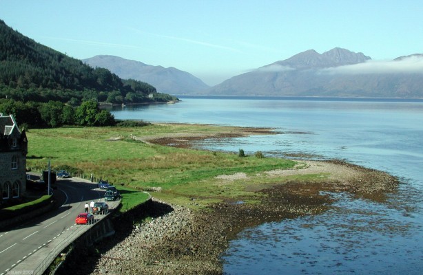 Looking west from Ballachulish towards Loch Linnhe
