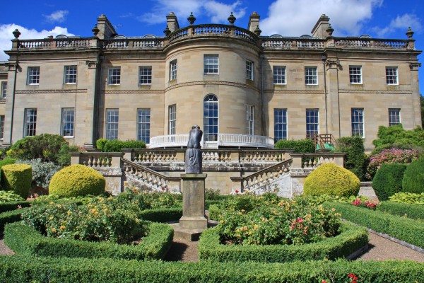 Manderston House, Scottish Borders
A rear view of [url=https://www.manderston.com/events/]  Manderston House [/url] near Duns in the Scottish Borders
