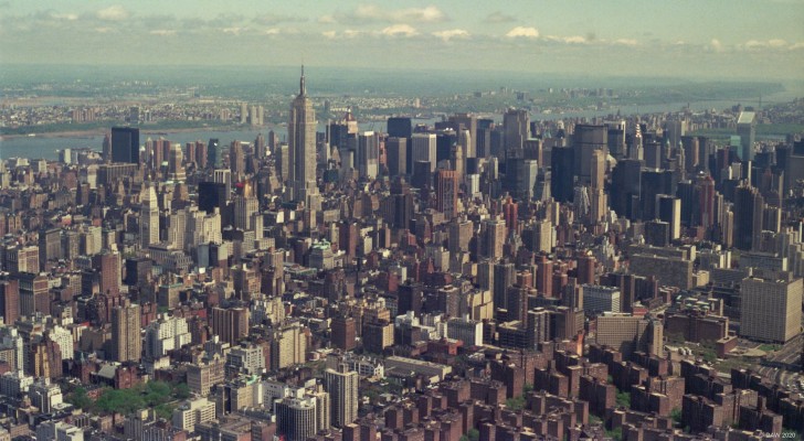 North west view over Manhatten, 1989
