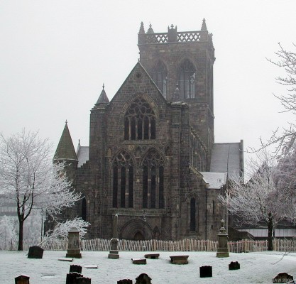 Paislay Abbey, winter
