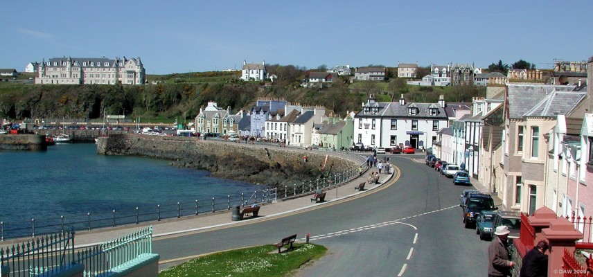 Portpatrick water front
A view along the water front at Portpatrick.  The building on top of the cliff is [url=http://www.washearings.com/washearings/was_hotels/hotels/BPORPO.html]The Portpatrick Hotel[/url]
