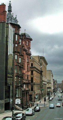 St Vincent Street, Glasgow
Looking down St Vincent street towards George Square.
