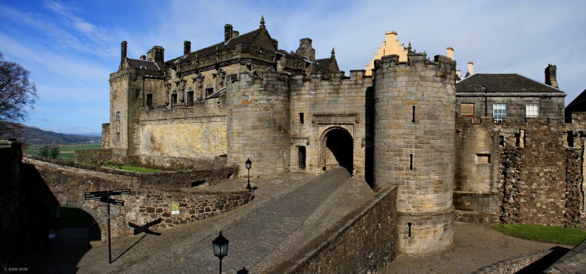 Stirling Castle
The main entrance and forework at Stirling Castle.
