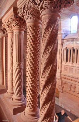 Stone carving, Mortuary Chapel, Arbroath
Some of the exquisite carvings inside Mortuary Chapel in the western Cemetery of Arbroath.
