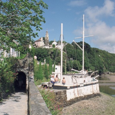 The stone ship, Portmeirion, Wales, 1993
