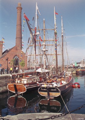 Tall Ships, Liverpool, 1992
Liverpool docks during the 1992 Tall Ships event.
