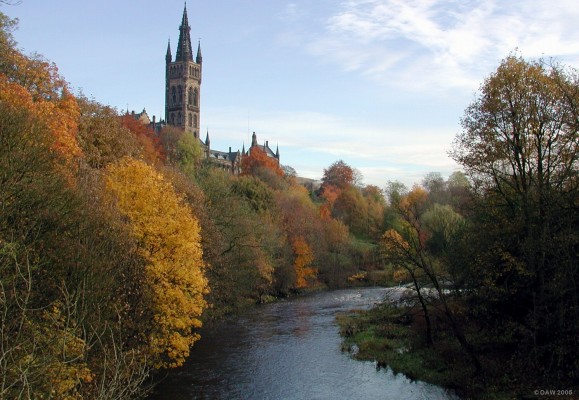 The River Kelvin, Glasgow
An Autumn view over the River Kelvin with Glasgow University in the background.
