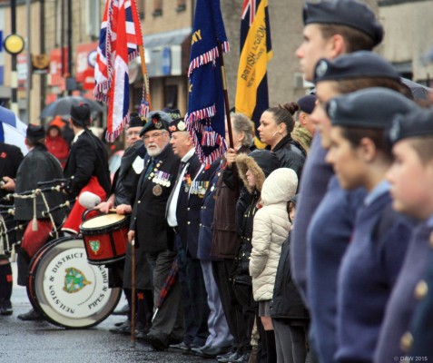 War Memorial dedication, Neilston 2015
The new War Memorial dedication service, main Street, Neilston, Nov. 7th 2015
