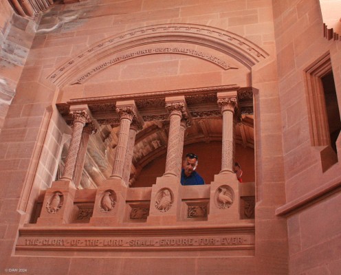 Inside Mortuary Chapel, Arbroath
Some of the carvings in Mortuary Chapel at the western cemetary in Arbroath.
